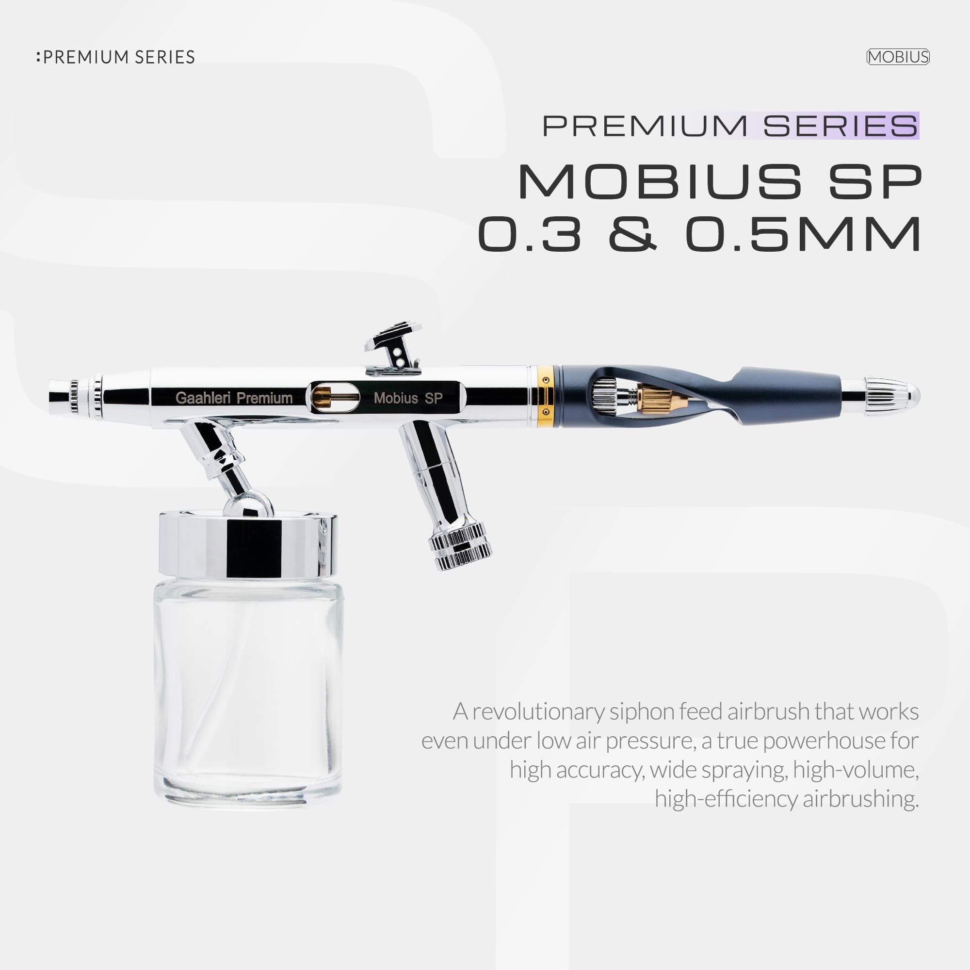 Amazon.com: Gaahleri Airbrsuh Premium Series Mobius Siphon Feed